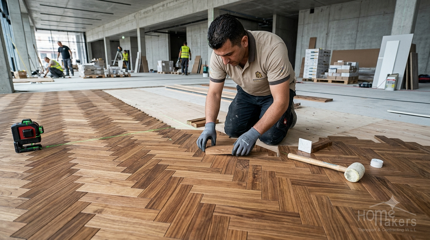 Hardwood Parquet Flooring 1